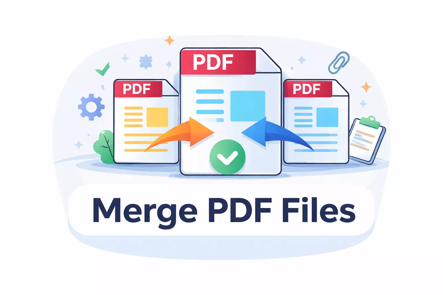Merge PDF files online easily by combining multiple PDF documents into one file