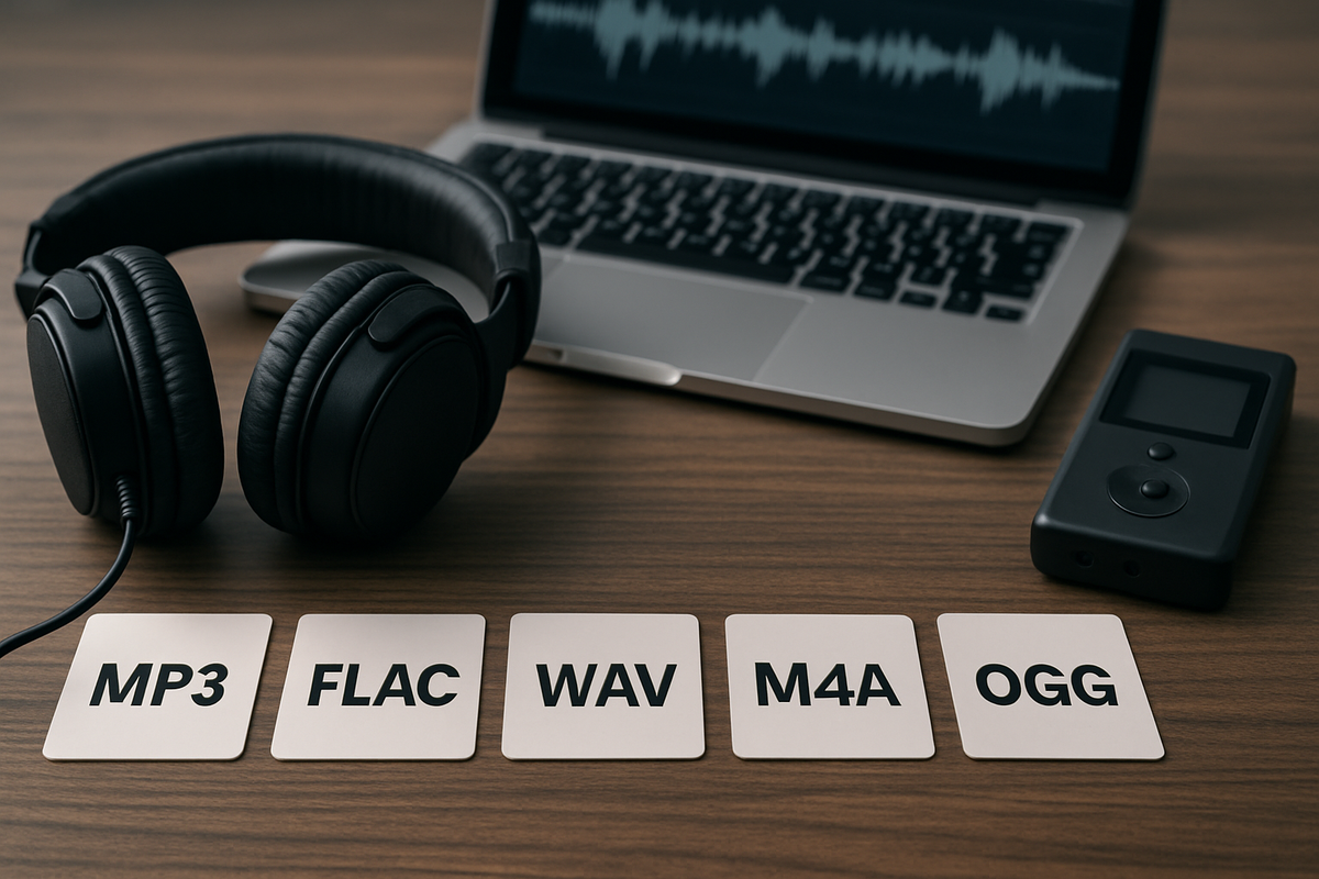 MP3 vs FLAC vs WAV vs M4A vs OGG — Audio Formats Compared