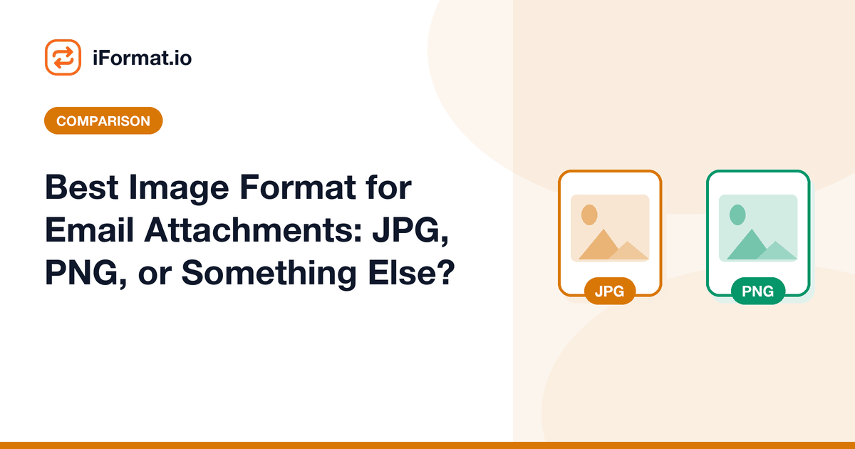 Best Image Format for Email Attachments: JPG, PNG, or Something Else?