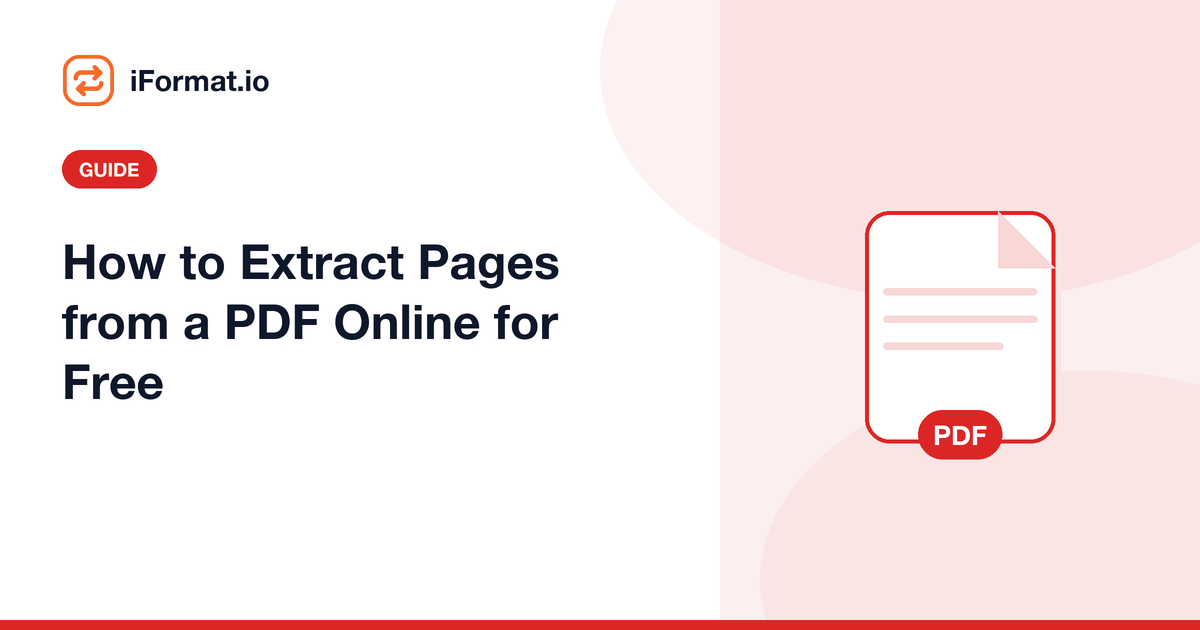 How to Extract Pages from a PDF Online for Free