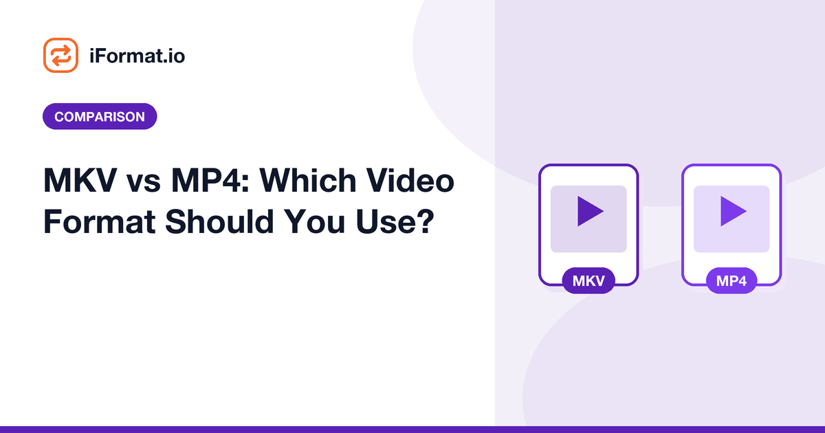MKV vs MP4: Which Video Format Should You Use?
