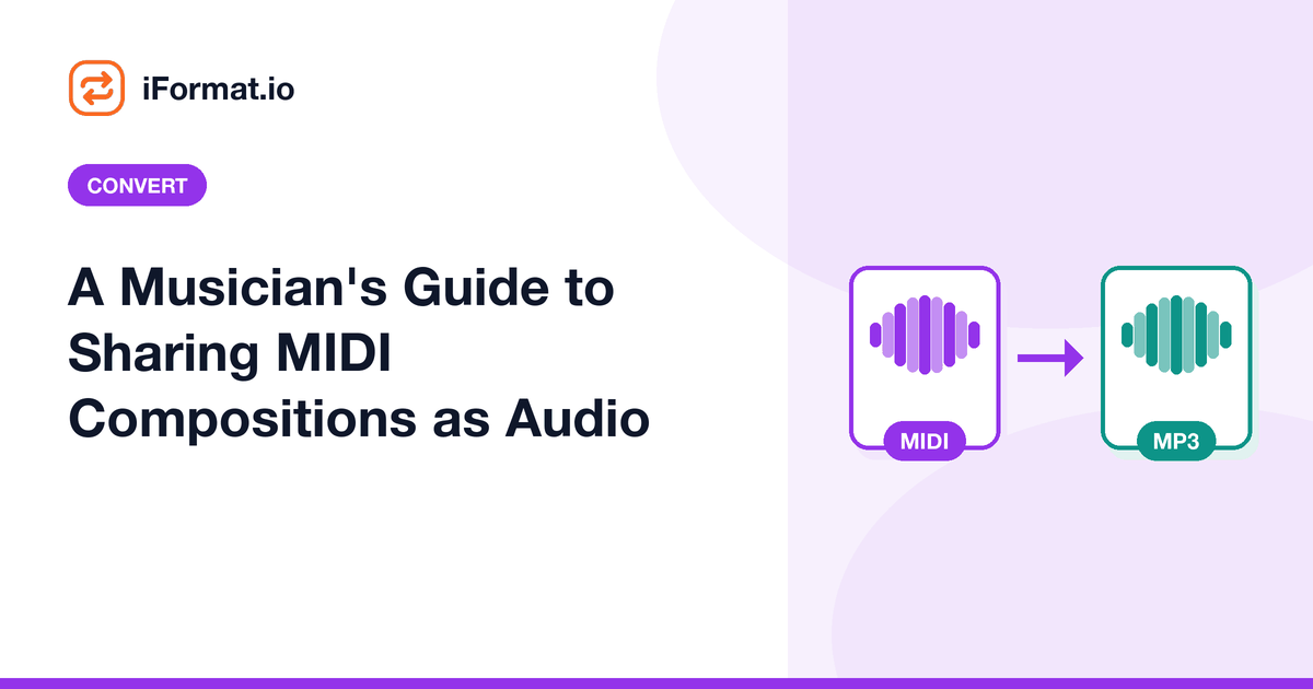 A Musician's Guide to Sharing MIDI Compositions as Audio