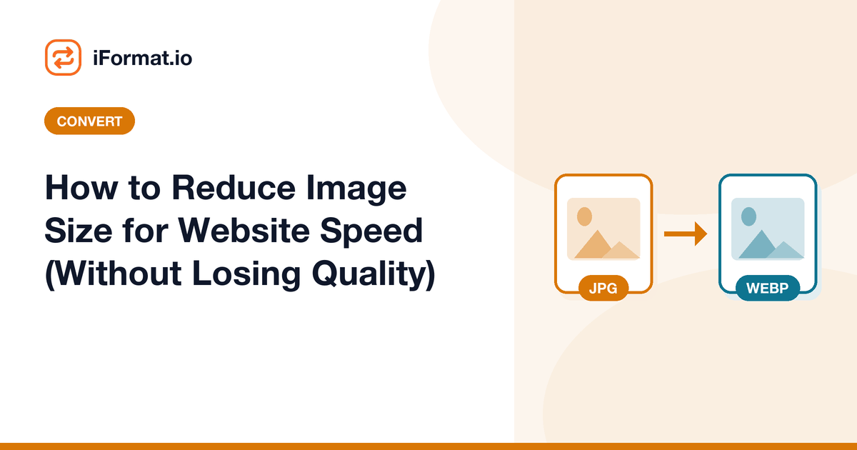 How to Reduce Image Size for Website Speed (Without Losing Quality)
