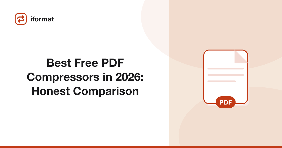 Best Free PDF Compressors in 2026: Honest Comparison