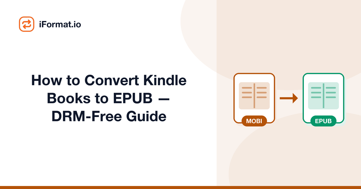 How to Convert Kindle Books to EPUB — DRM-Free Guide
