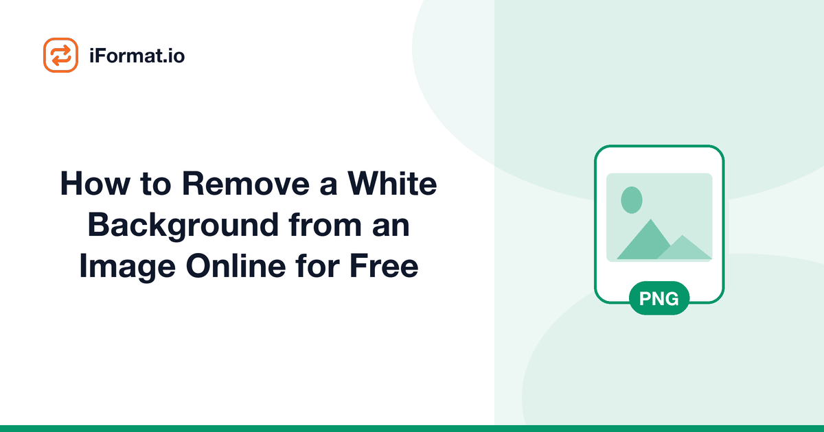 How to Remove a White Background from an Image Online for Free