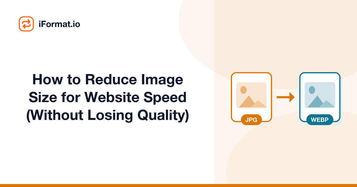 How to Reduce Image Size for Website Speed (Without Losing Quality)