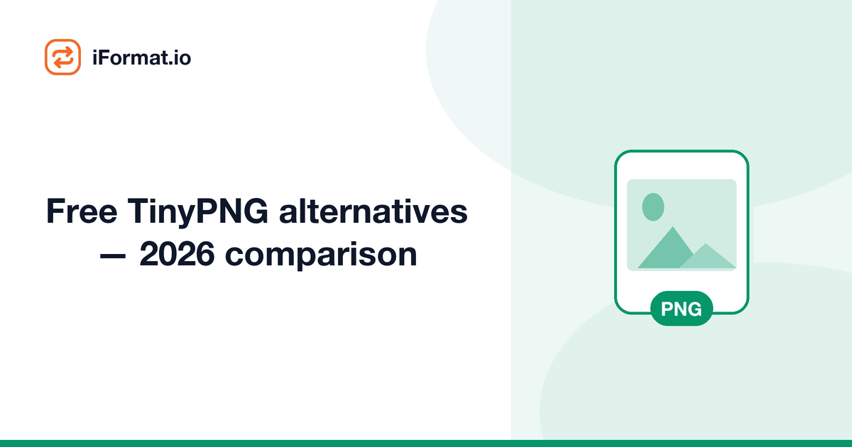 Free TinyPNG alternatives — 2026 comparison